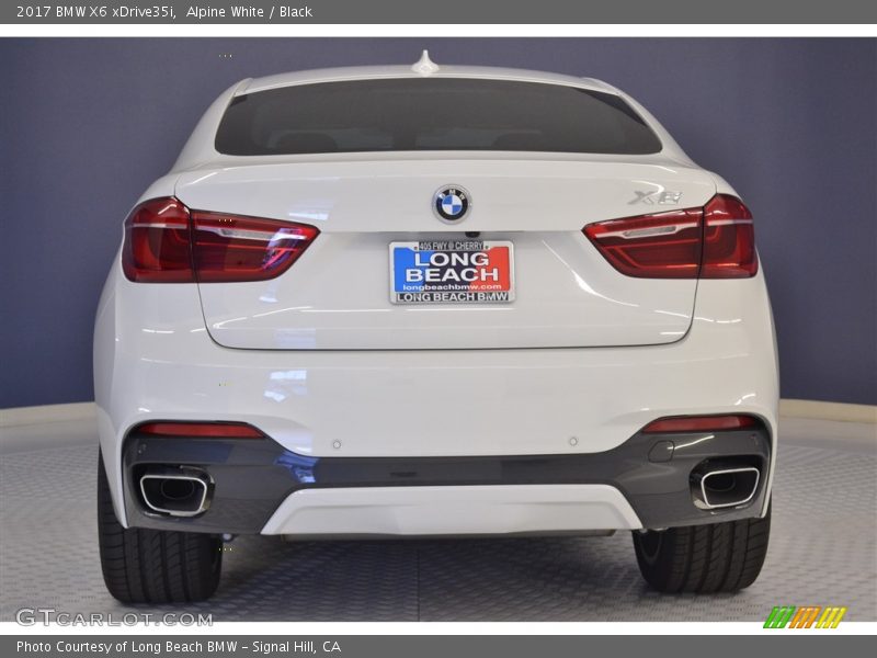 Alpine White / Black 2017 BMW X6 xDrive35i