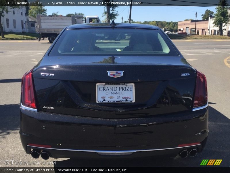Black Raven / Light Platinum/Jet Black 2017 Cadillac CT6 3.6 Luxury AWD Sedan