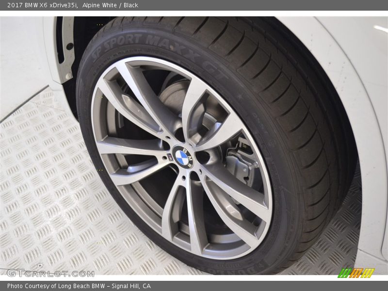 Alpine White / Black 2017 BMW X6 xDrive35i