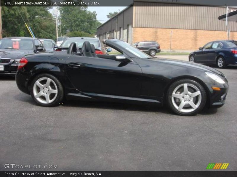 Black / Black 2005 Mercedes-Benz SLK 350 Roadster