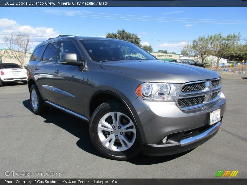 Mineral Gray Metallic / Black 2012 Dodge Durango Crew