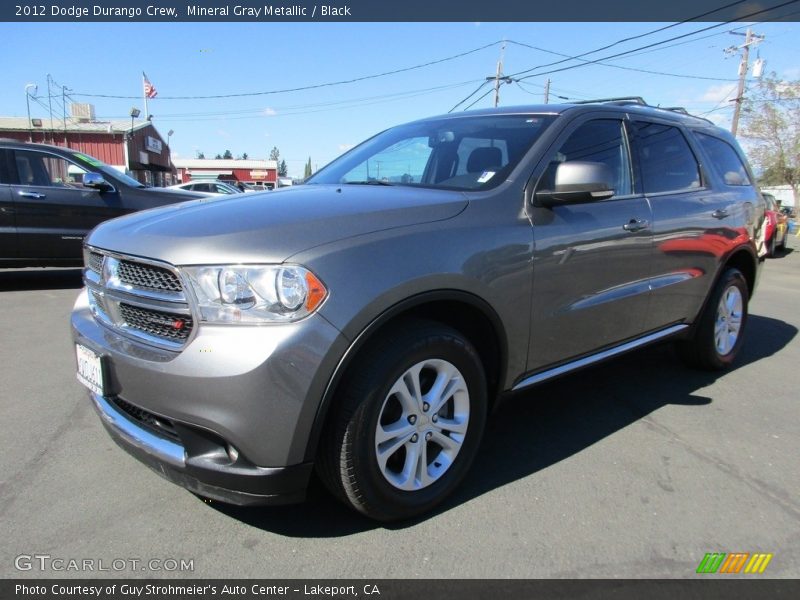 Mineral Gray Metallic / Black 2012 Dodge Durango Crew