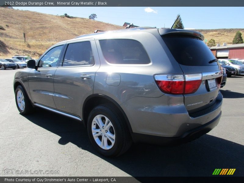 Mineral Gray Metallic / Black 2012 Dodge Durango Crew