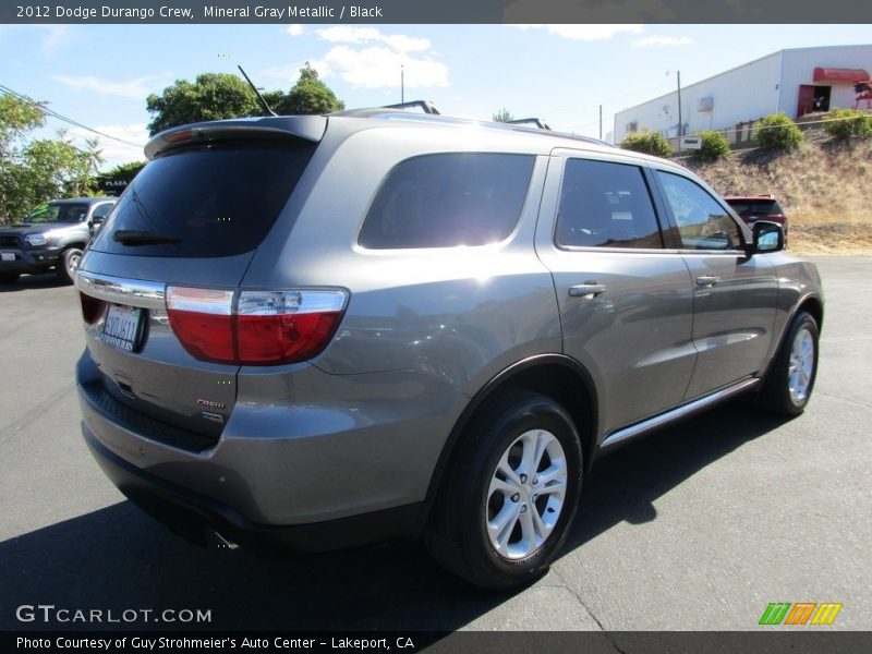 Mineral Gray Metallic / Black 2012 Dodge Durango Crew