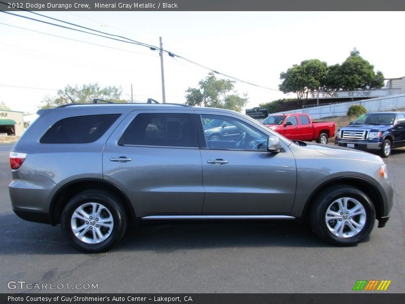 Mineral Gray Metallic / Black 2012 Dodge Durango Crew