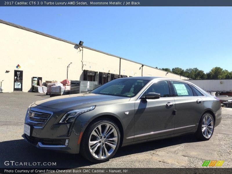 Moonstone Metallic / Jet Black 2017 Cadillac CT6 3.0 Turbo Luxury AWD Sedan