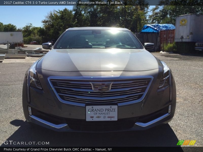 Moonstone Metallic / Jet Black 2017 Cadillac CT6 3.0 Turbo Luxury AWD Sedan