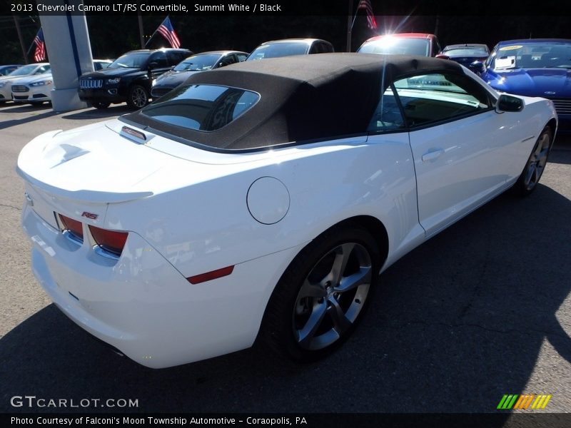 Summit White / Black 2013 Chevrolet Camaro LT/RS Convertible