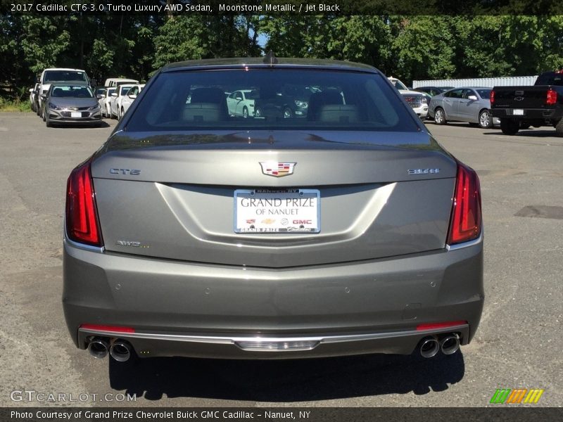 Moonstone Metallic / Jet Black 2017 Cadillac CT6 3.0 Turbo Luxury AWD Sedan