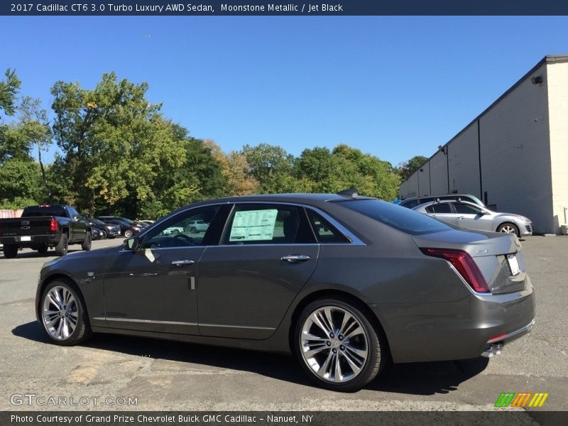 Moonstone Metallic / Jet Black 2017 Cadillac CT6 3.0 Turbo Luxury AWD Sedan