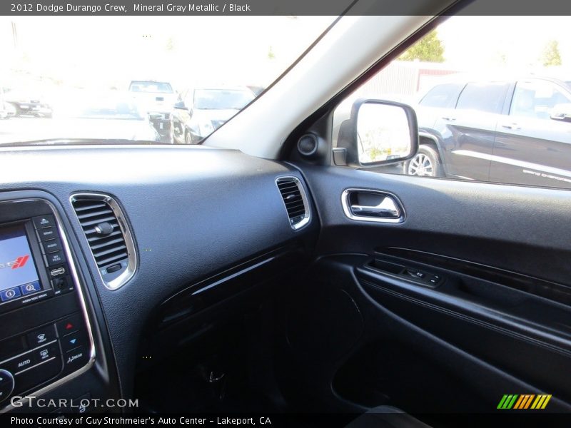 Mineral Gray Metallic / Black 2012 Dodge Durango Crew