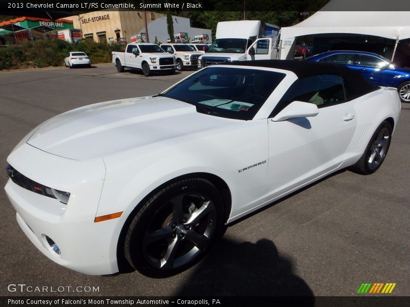 Summit White / Black 2013 Chevrolet Camaro LT/RS Convertible