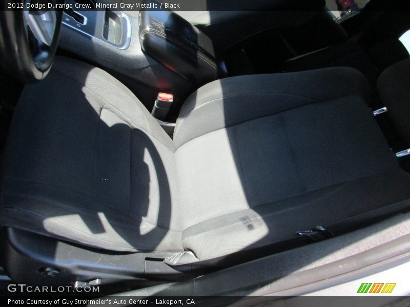 Mineral Gray Metallic / Black 2012 Dodge Durango Crew