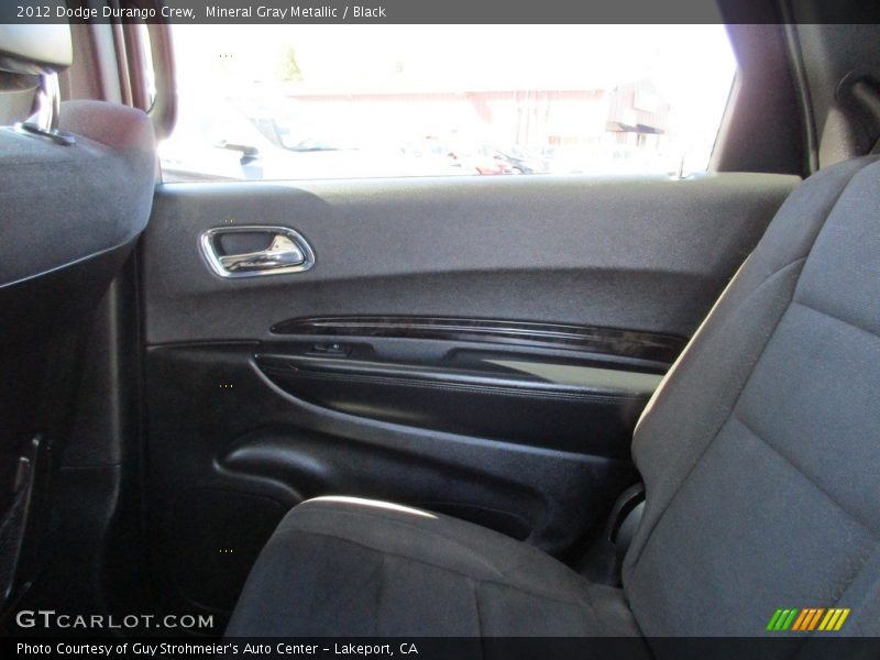 Mineral Gray Metallic / Black 2012 Dodge Durango Crew