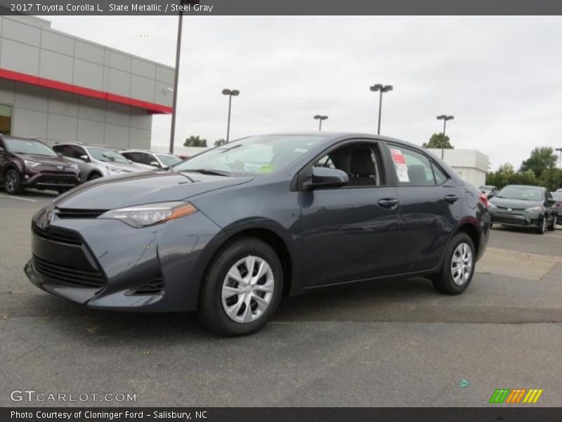 Slate Metallic / Steel Gray 2017 Toyota Corolla L