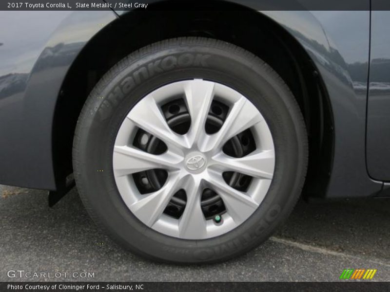 Slate Metallic / Steel Gray 2017 Toyota Corolla L