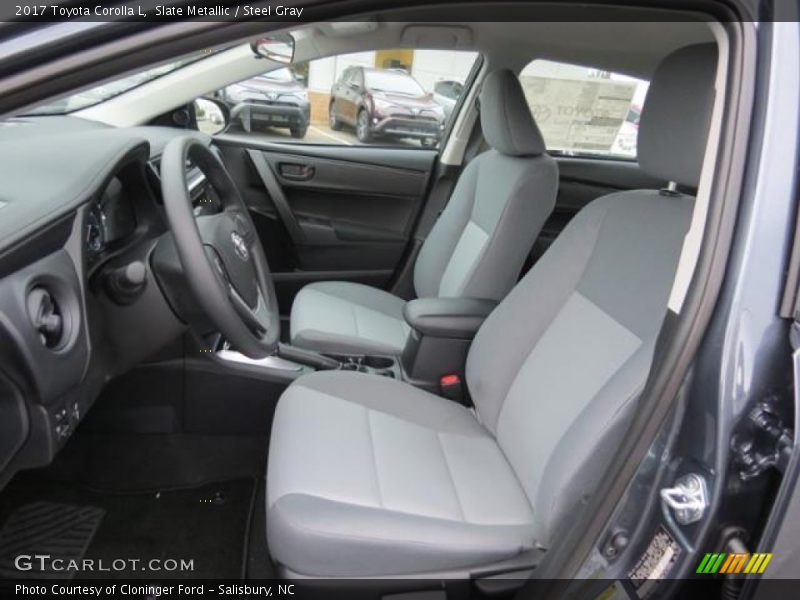 Slate Metallic / Steel Gray 2017 Toyota Corolla L
