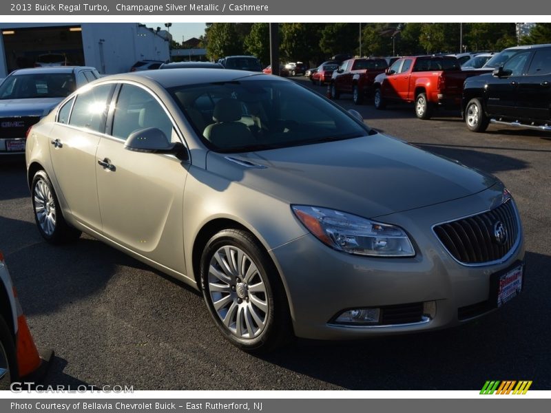 Champagne Silver Metallic / Cashmere 2013 Buick Regal Turbo