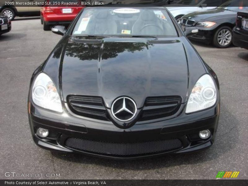 Black / Black 2005 Mercedes-Benz SLK 350 Roadster