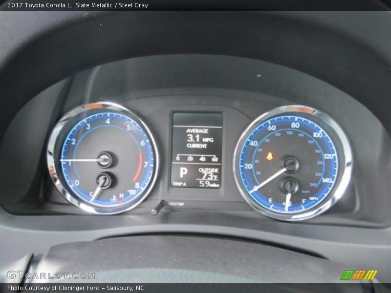 Slate Metallic / Steel Gray 2017 Toyota Corolla L
