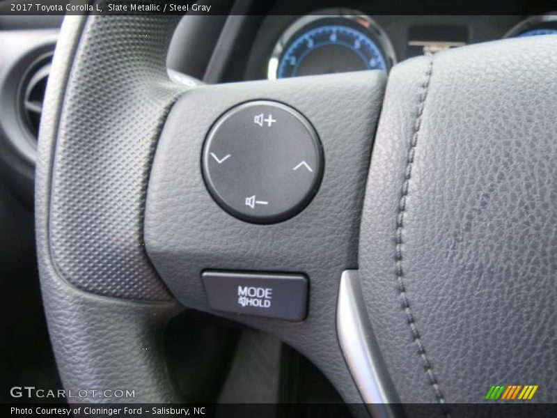 Slate Metallic / Steel Gray 2017 Toyota Corolla L