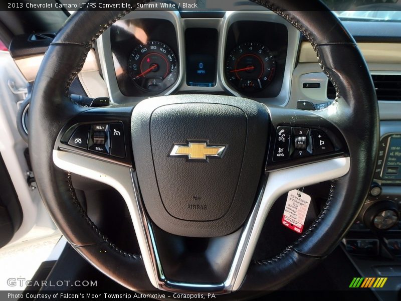 Summit White / Black 2013 Chevrolet Camaro LT/RS Convertible