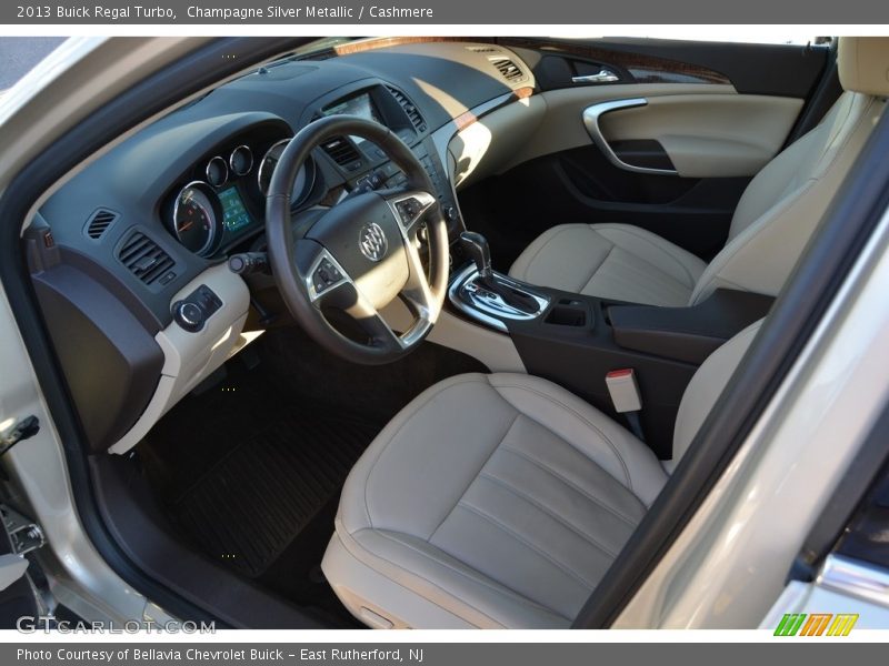 Champagne Silver Metallic / Cashmere 2013 Buick Regal Turbo