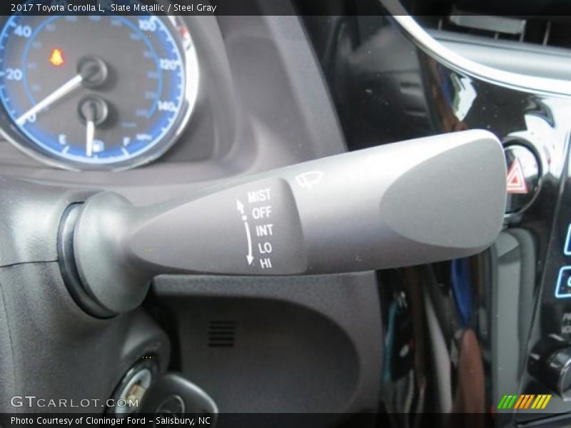Slate Metallic / Steel Gray 2017 Toyota Corolla L