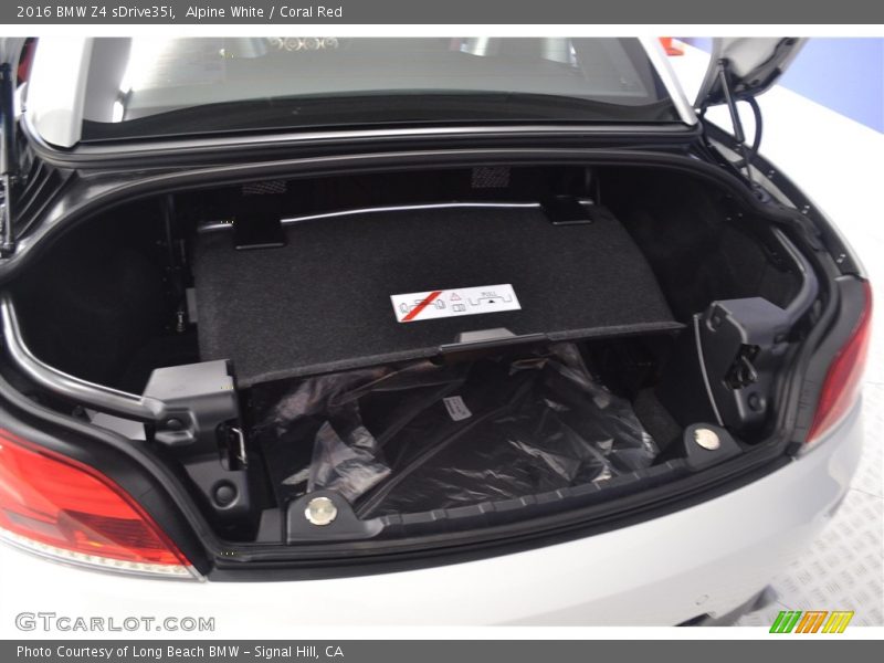  2016 Z4 sDrive35i Trunk