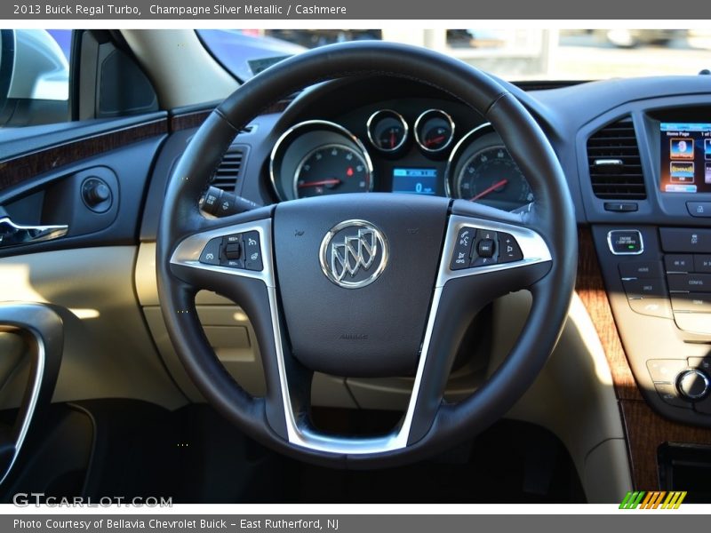 Champagne Silver Metallic / Cashmere 2013 Buick Regal Turbo