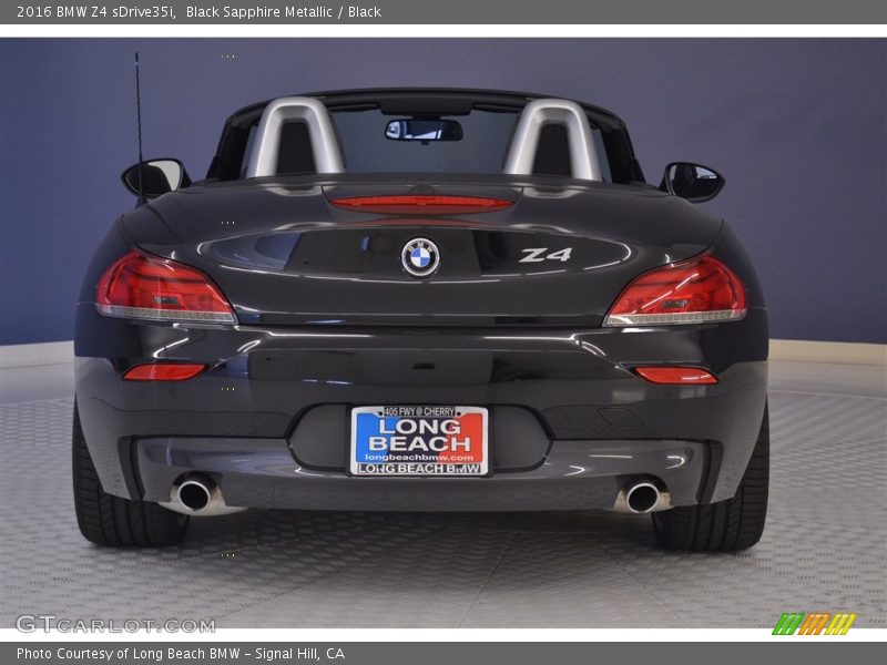 Black Sapphire Metallic / Black 2016 BMW Z4 sDrive35i