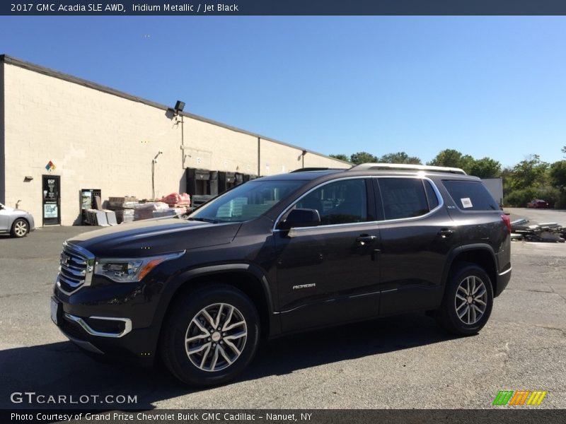 Iridium Metallic / Jet Black 2017 GMC Acadia SLE AWD