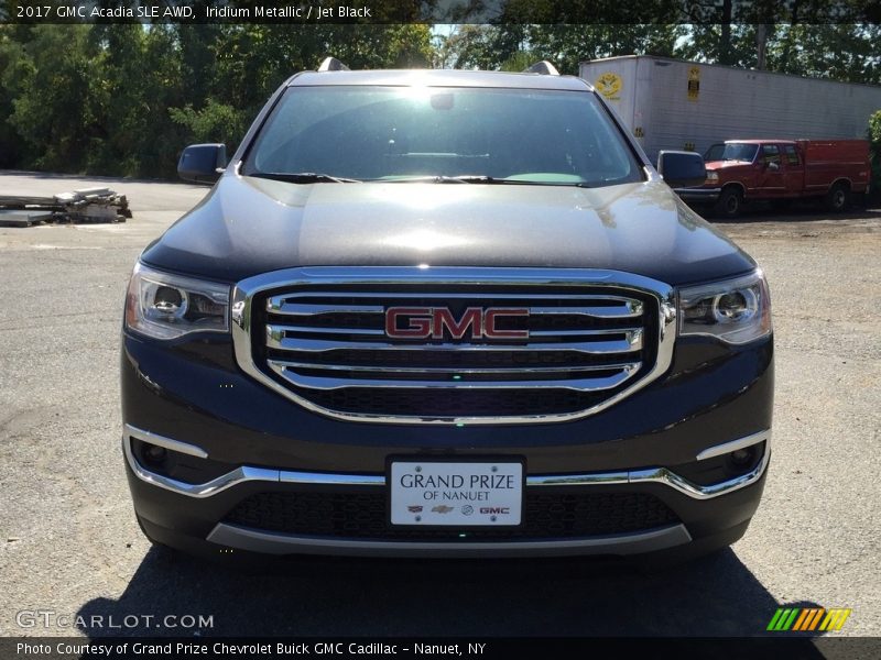 Iridium Metallic / Jet Black 2017 GMC Acadia SLE AWD