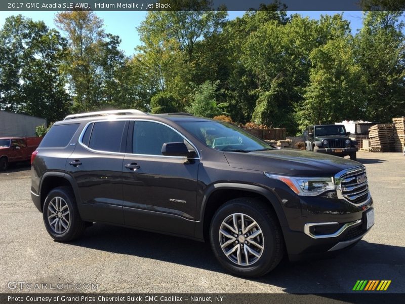 Iridium Metallic / Jet Black 2017 GMC Acadia SLE AWD