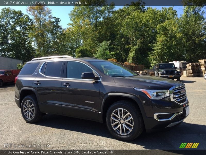 Iridium Metallic / Jet Black 2017 GMC Acadia SLE AWD