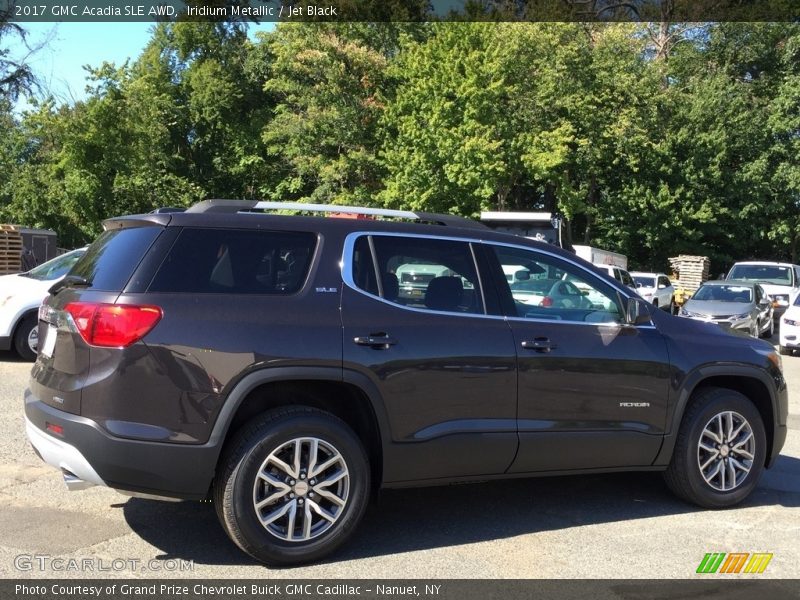 Iridium Metallic / Jet Black 2017 GMC Acadia SLE AWD