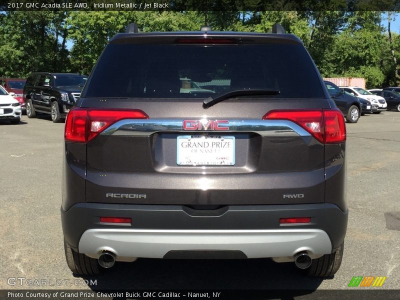 Iridium Metallic / Jet Black 2017 GMC Acadia SLE AWD