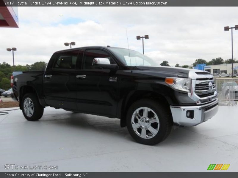 Midnight Black Metallic / 1794 Edition Black/Brown 2017 Toyota Tundra 1794 CrewMax 4x4