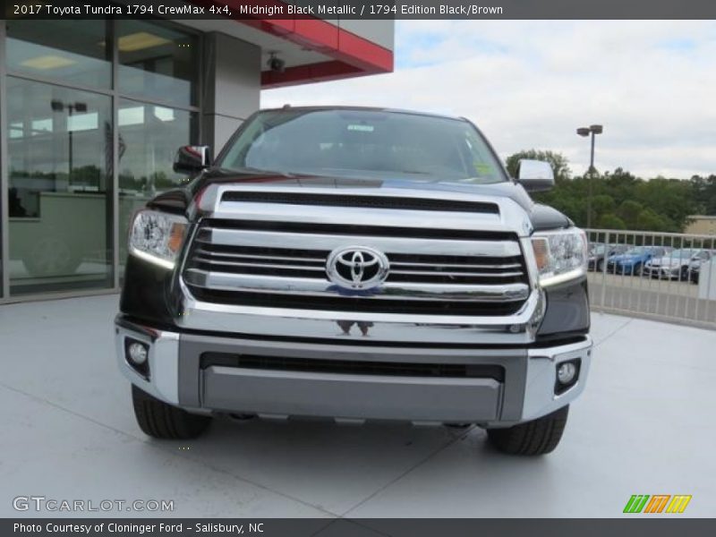 Midnight Black Metallic / 1794 Edition Black/Brown 2017 Toyota Tundra 1794 CrewMax 4x4