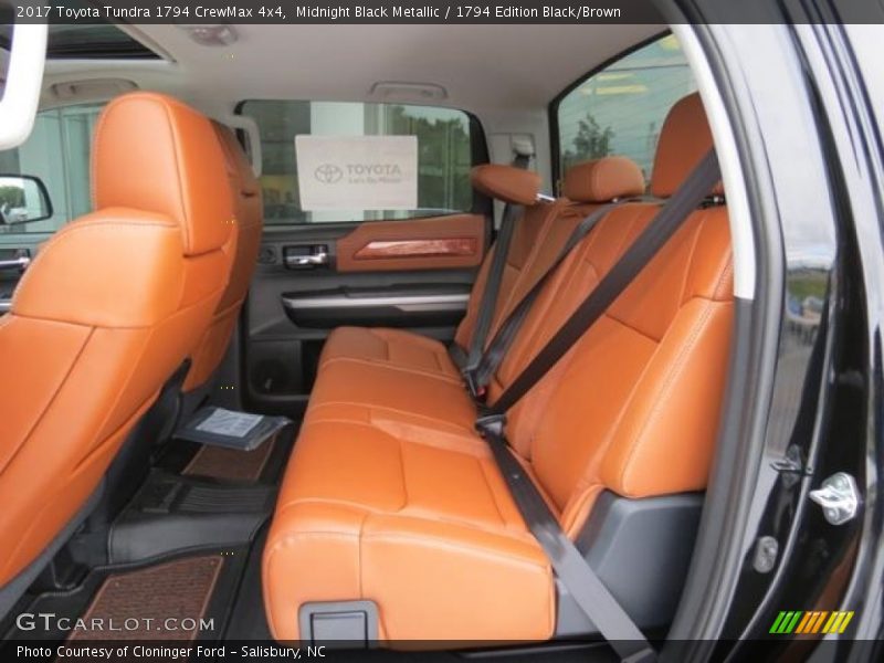 Rear Seat of 2017 Tundra 1794 CrewMax 4x4