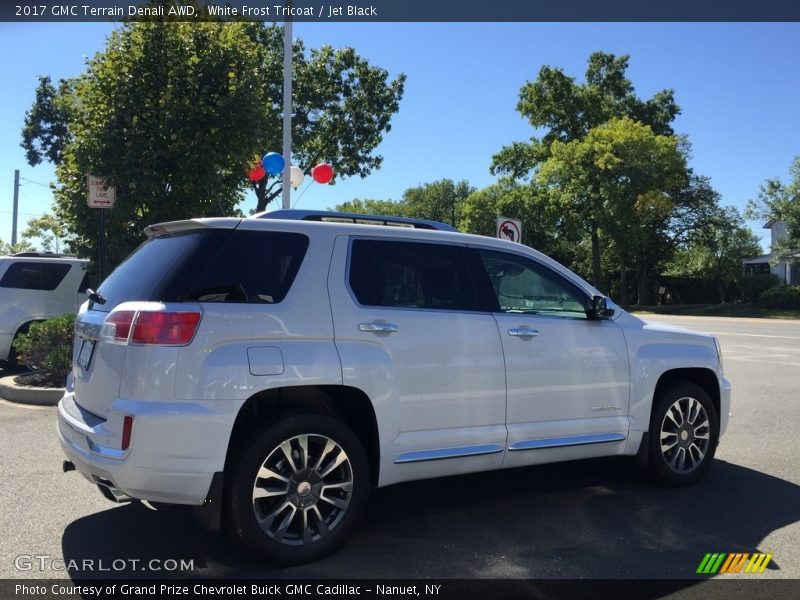 White Frost Tricoat / Jet Black 2017 GMC Terrain Denali AWD