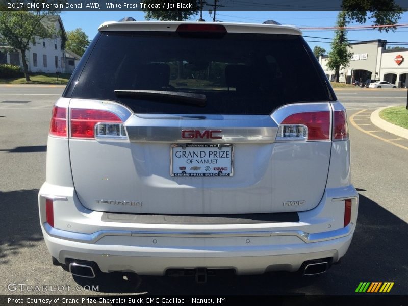 White Frost Tricoat / Jet Black 2017 GMC Terrain Denali AWD
