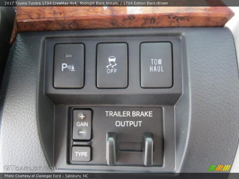Controls of 2017 Tundra 1794 CrewMax 4x4