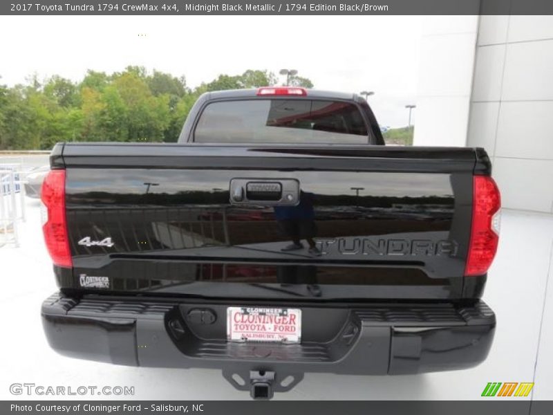 Midnight Black Metallic / 1794 Edition Black/Brown 2017 Toyota Tundra 1794 CrewMax 4x4