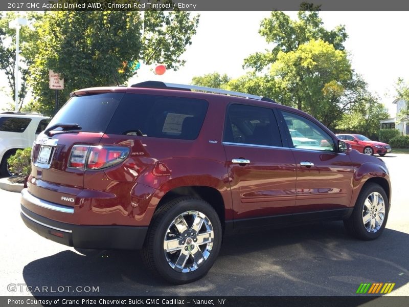 Crimson Red Tintcoat / Ebony 2017 GMC Acadia Limited AWD