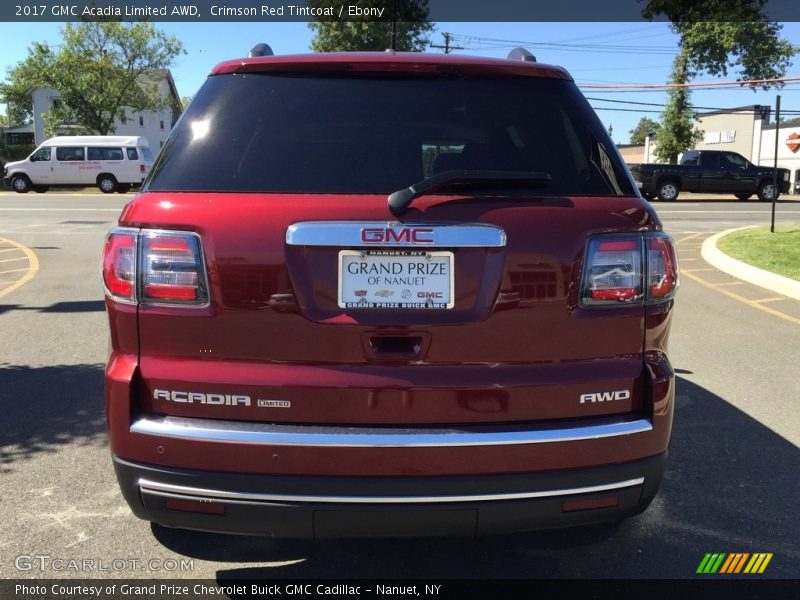 Crimson Red Tintcoat / Ebony 2017 GMC Acadia Limited AWD