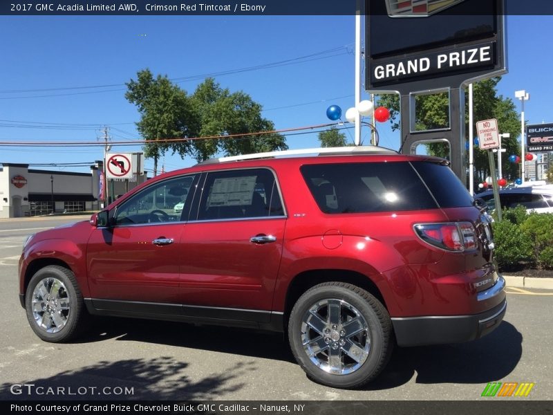 Crimson Red Tintcoat / Ebony 2017 GMC Acadia Limited AWD