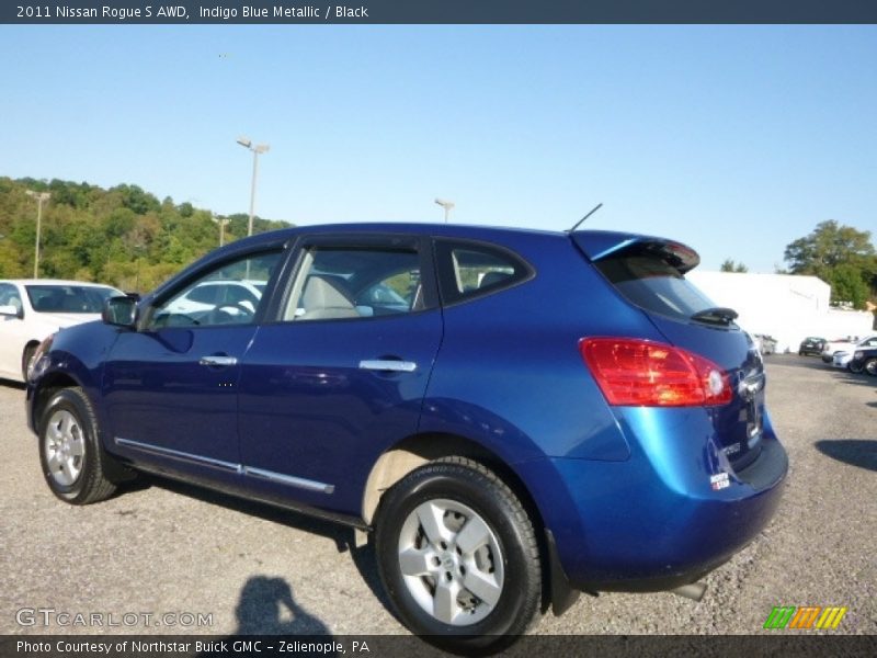Indigo Blue Metallic / Black 2011 Nissan Rogue S AWD
