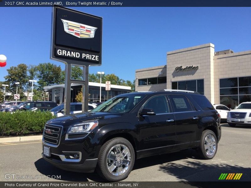 Ebony Twilight Metallic / Ebony 2017 GMC Acadia Limited AWD