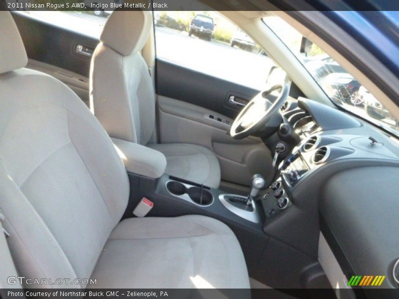 Indigo Blue Metallic / Black 2011 Nissan Rogue S AWD